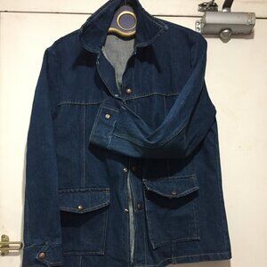 VINTAGE OLYMPIC DENIM JACKET SIZE M